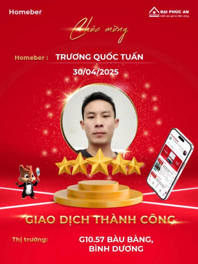 Homeber vinh danh anh Trương Quốc Tuấn